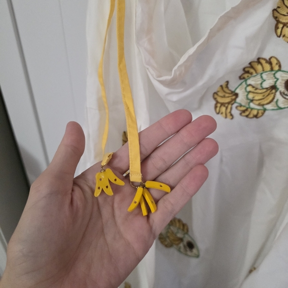 S/M Farm Rio Fish Embroidered Mididress - Picture 5 of 6